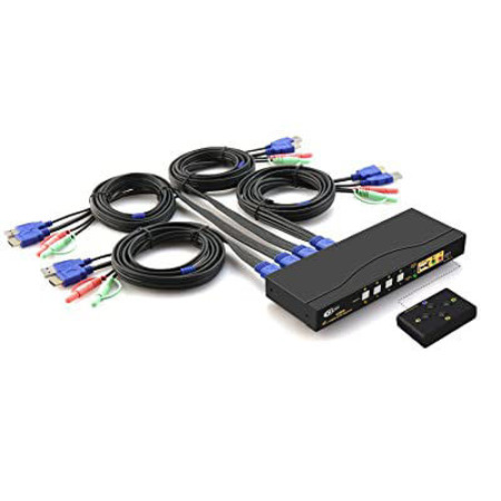 Picture of 4-Port HDMI KVM Switch With Cables