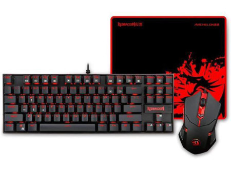 Picture of Redragon K552-BA Gaming MECHANICAL  Keyboard,Mouse & pad