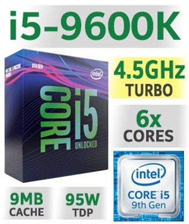 Picture of CPU CORE I5 9600K