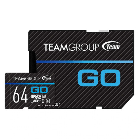 Picture of TEAM GROUP 64GB MicroSD GO Card UHS-I U3 MicroSD CARD
