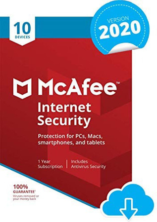 Picture of McAfee Internet Security 2021 | 10 Devices