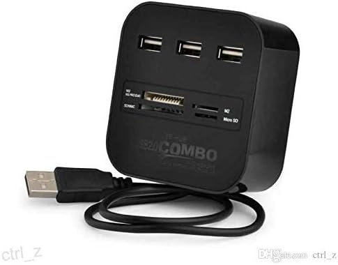 COMBO CARD READER WITH HUB USB 4