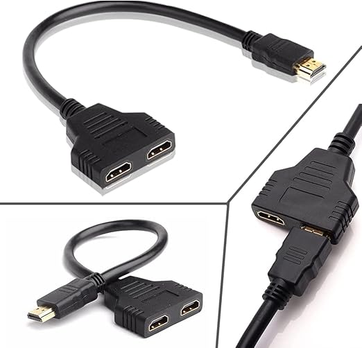 HDMI SPLITTER 1 MALE TO 2 FEMALE 2