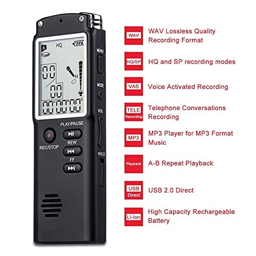 DIGITAL VOICE RECORDER 16G 3