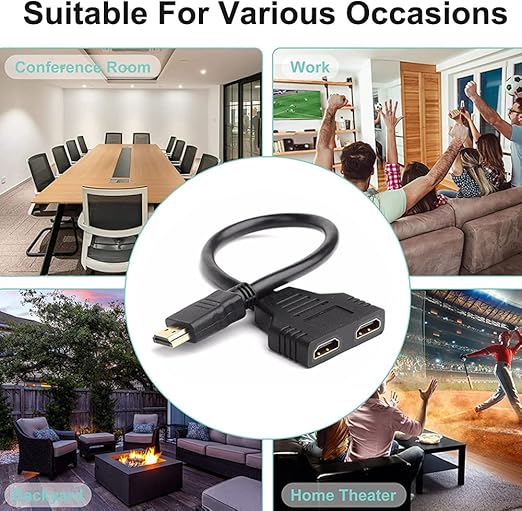 HDMI SPLITTER 1 MALE TO 2 FEMALE 3