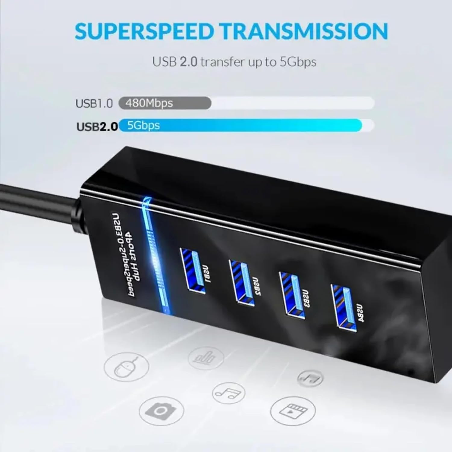 USB HUB 3.0 SPEED 4 PORTS 2