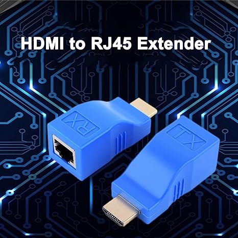 HDMI EXTENDER THROUGH LAN 30 METER 4