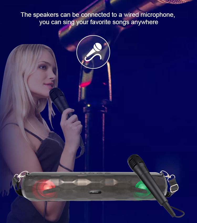 KISONLI LED908 BLUETOOTH SPEAKER WITH RGB LIGHT 2