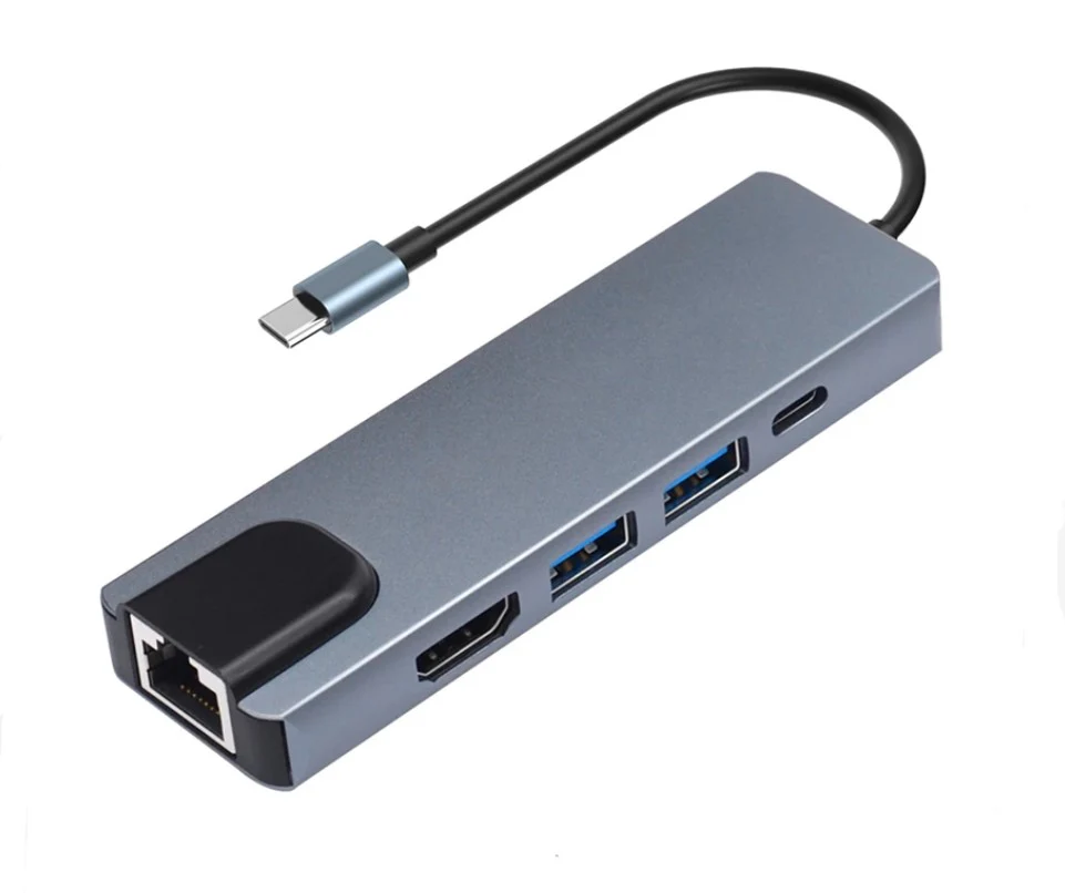 CONNECTOR TYPE C 5 IN 1 WITH LAN 5