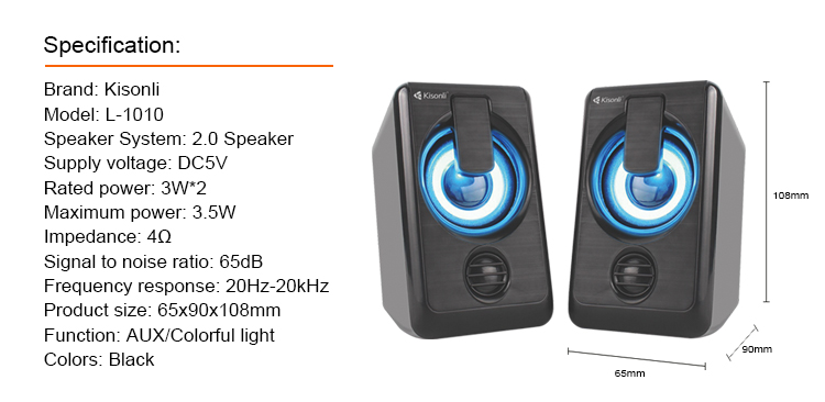 KISONLI L1010 RGB Speaker 7