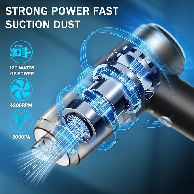 MULTIPURPOSE RECHARGEABLE VACUUM CLEANER K-7 4