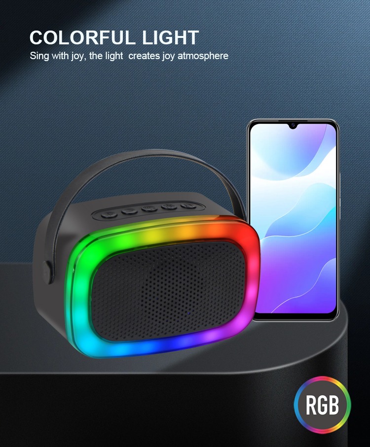 Kisonli G21 Rechargeable Wireless RGB Speaker ( 2 Colors 3
