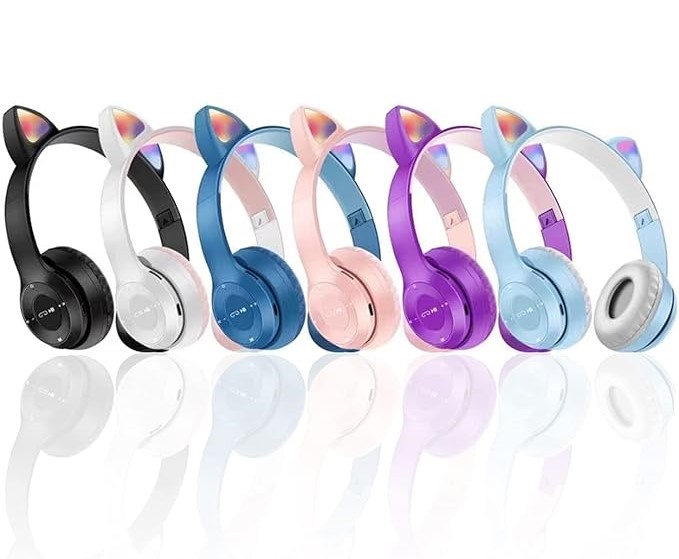 HEADSET P47M CAT SHAPE BLUETOOTH 5