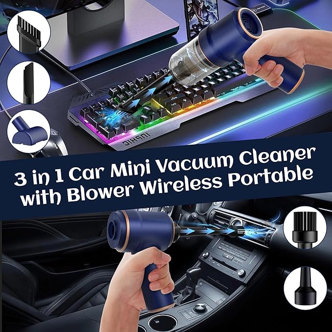MULTIPURPOSE RECHARGEABLE VACUUM CLEANER F6001 4
