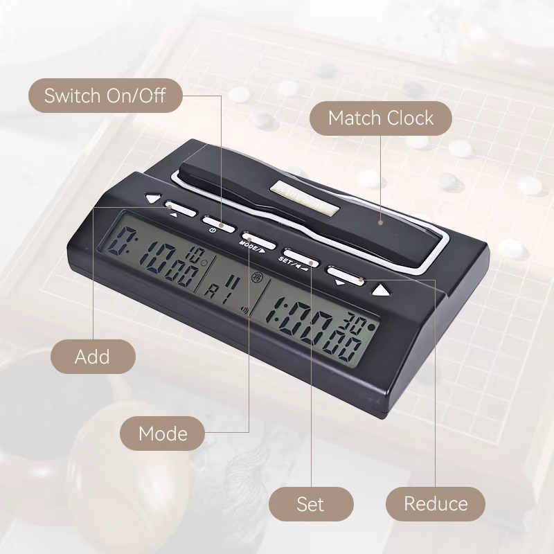 NO908 DIGITAL CHESS CLOCK TIMER 3