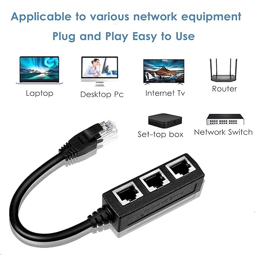 CONNECTOR FROM LAN TO 3 LAN OUTPUTS 6