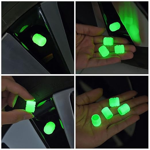 SET OF 4 LUMINOUS CAR WHEEL CAPS 5