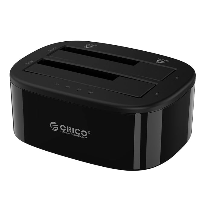DOCKING STATION 2 BAY ORICO 3.0 SPEED 2 INPUT HDD SSD 2