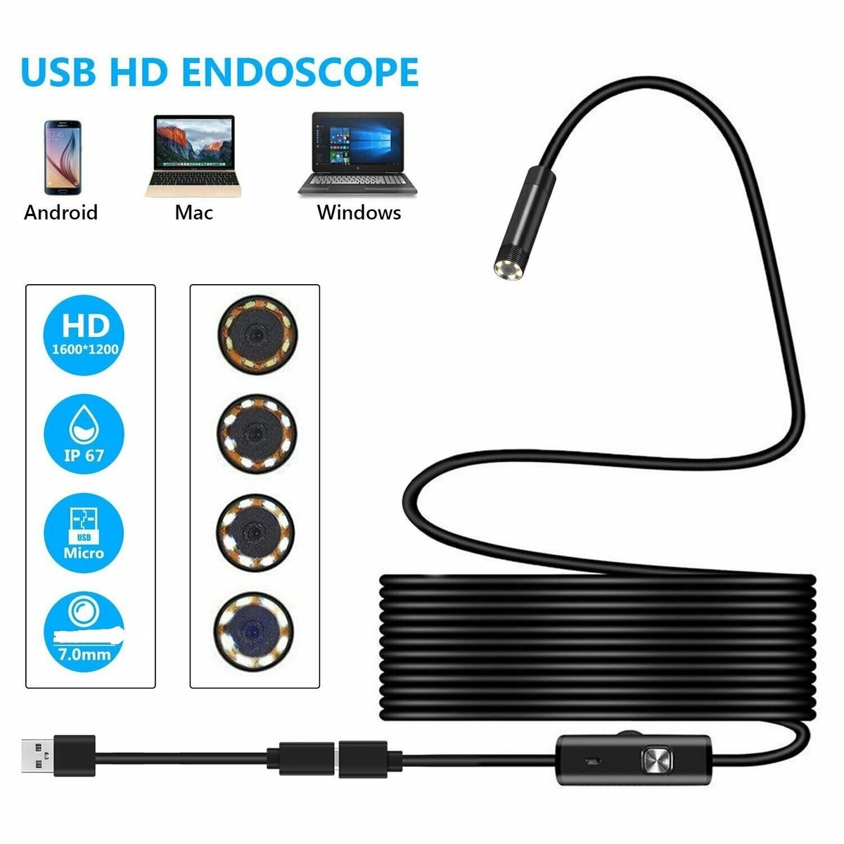 CAMERA CABLE HARD 3M 4