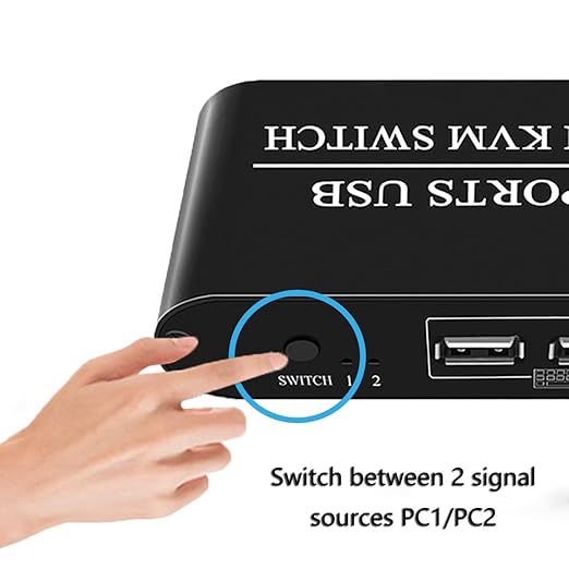 HDMI KVM SWITCH 2 PORTS USB 3