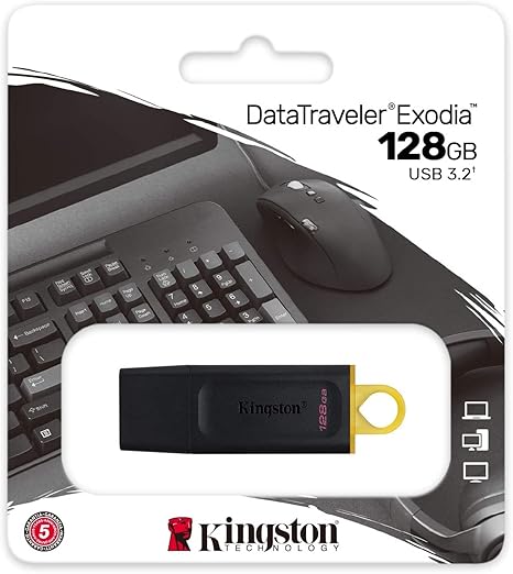 FLASH MEMORY KINGSTON EXODIA 128G USB 3.2