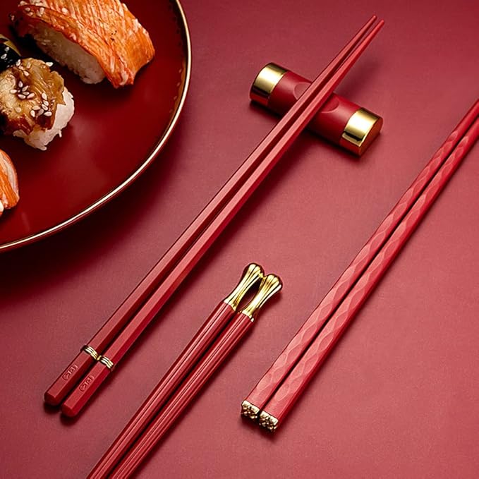 WOODEN HIGH QUALITY CHOPSTICKS SET 4