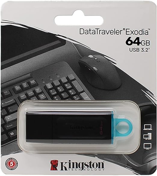 FLASH MEMORY KINGSTON EXODIA 64G USB 3.2 3