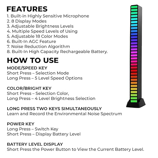 LED LIGHT RGB SENSOR MUSIC 2