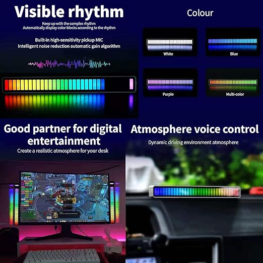 LED LIGHT RGB SENSOR MUSIC 5