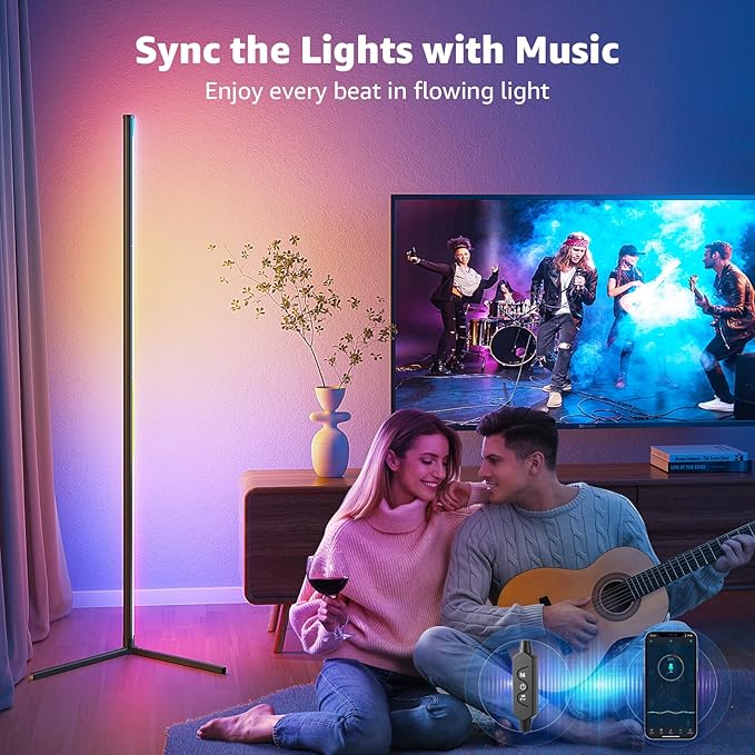 LED 1 METER FLOOR STAND RGB LIGHT 5
