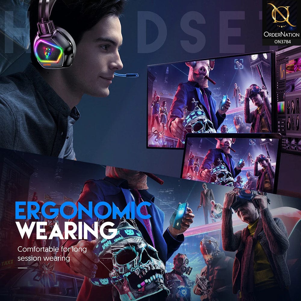 GAMING HEADSET G601 RGB USB 7.1 4