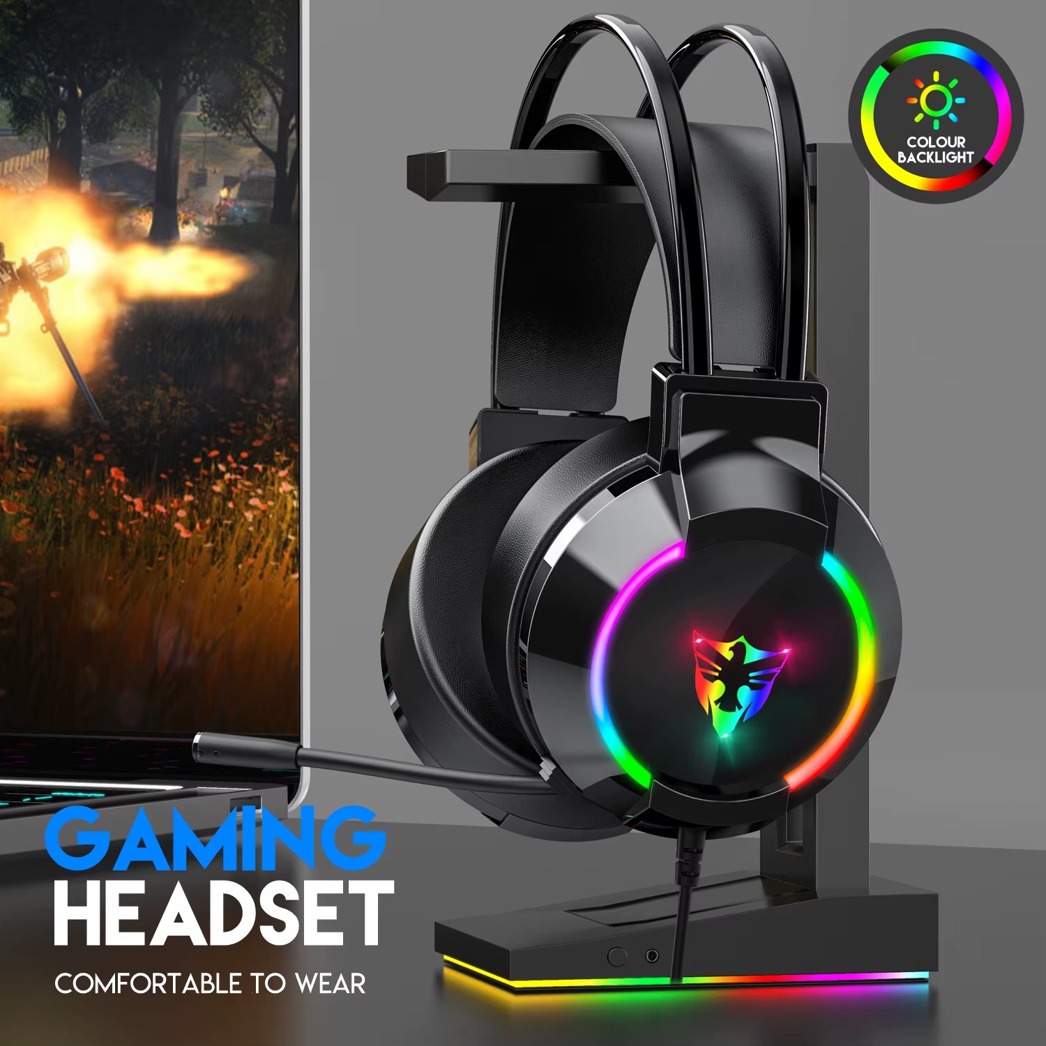 GAMING HEADSET G606 RGB USB 7.1
