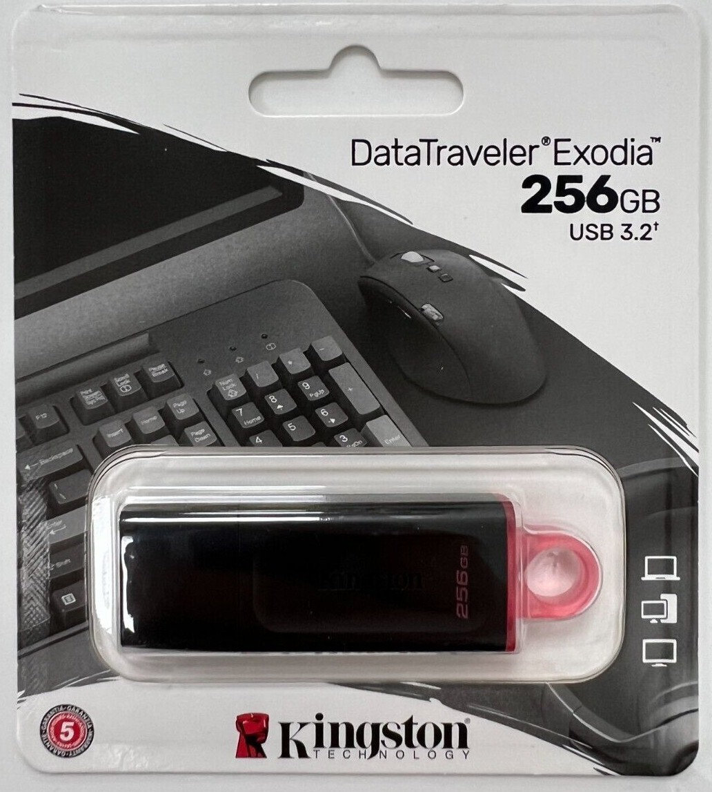 FLASH MEMORY KINGSTON EXODIA 256G USB 3.2
