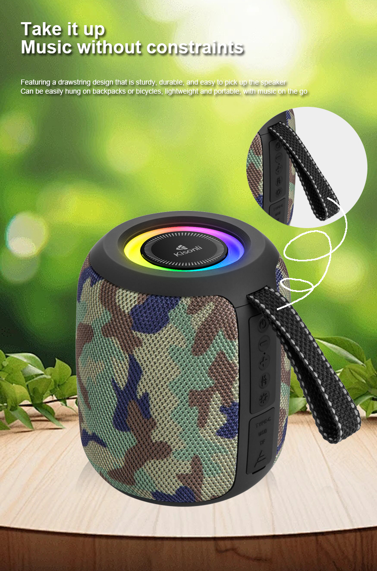 KISONLI Q26 RGB Bluetooth Speaker ( 3 Colors 8