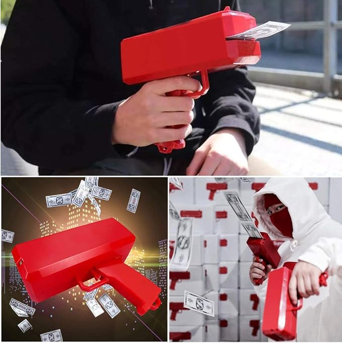 MONEY GUN CASH BLASTER TOY 5