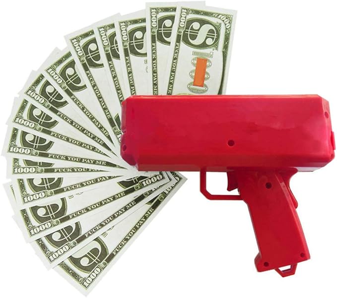 MONEY GUN CASH BLASTER TOY 2