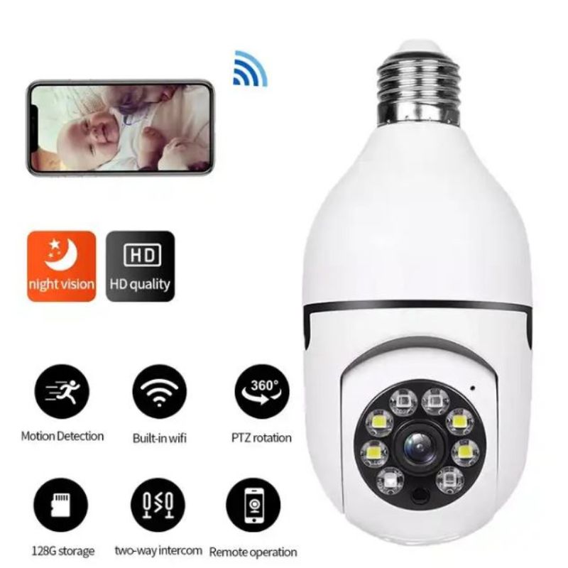 CAMERA P2P BULP MOTION 360 2