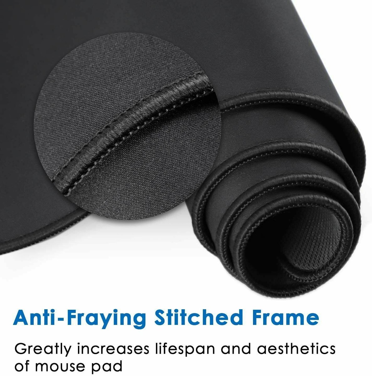 Mouse Pad 50*100 Black Stitched Edge 5