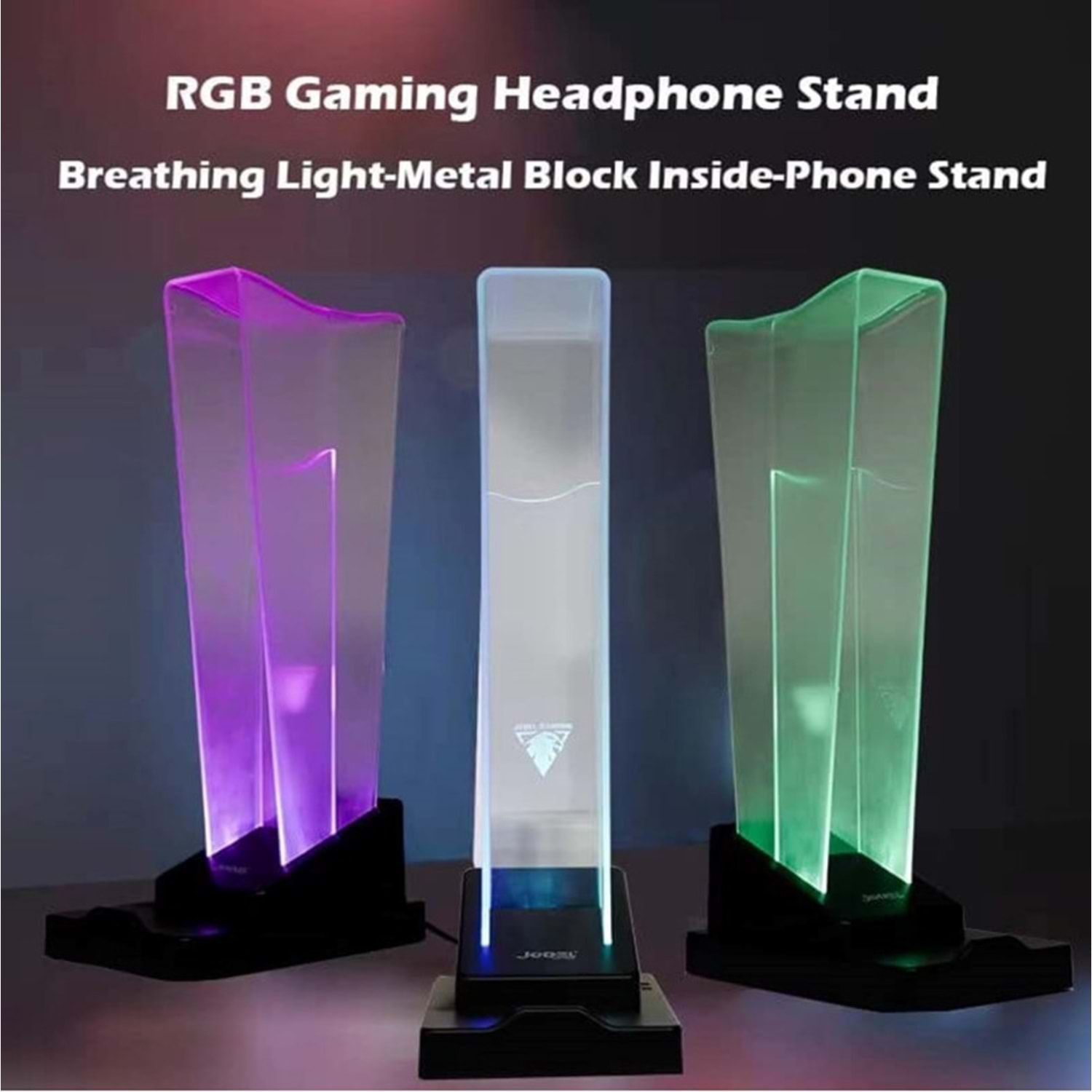 RGB GAMING HEADSET HOLDER STAND GM01B 3