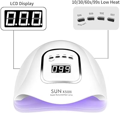 UV LED PROFESSIONAL NAIL LAMP 120W HIGH POWER 3