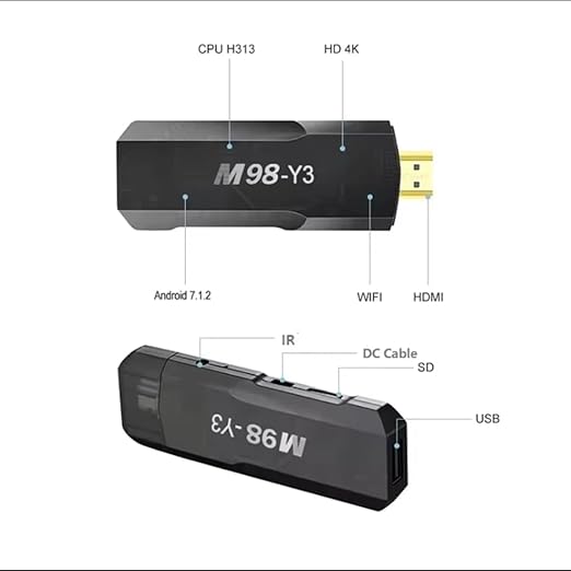 Y3 TV STICK 2G 16G ANDROID 4K UHD 3