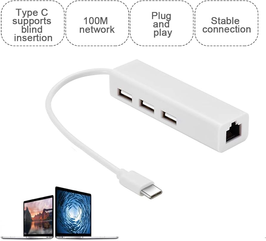 TYPE C LAN GIGABIT & USB HUB 2