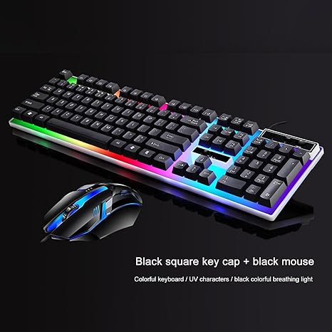 GTX350 RGB GAMING KEYBOARD & MOUSE SET USB WIRED 5