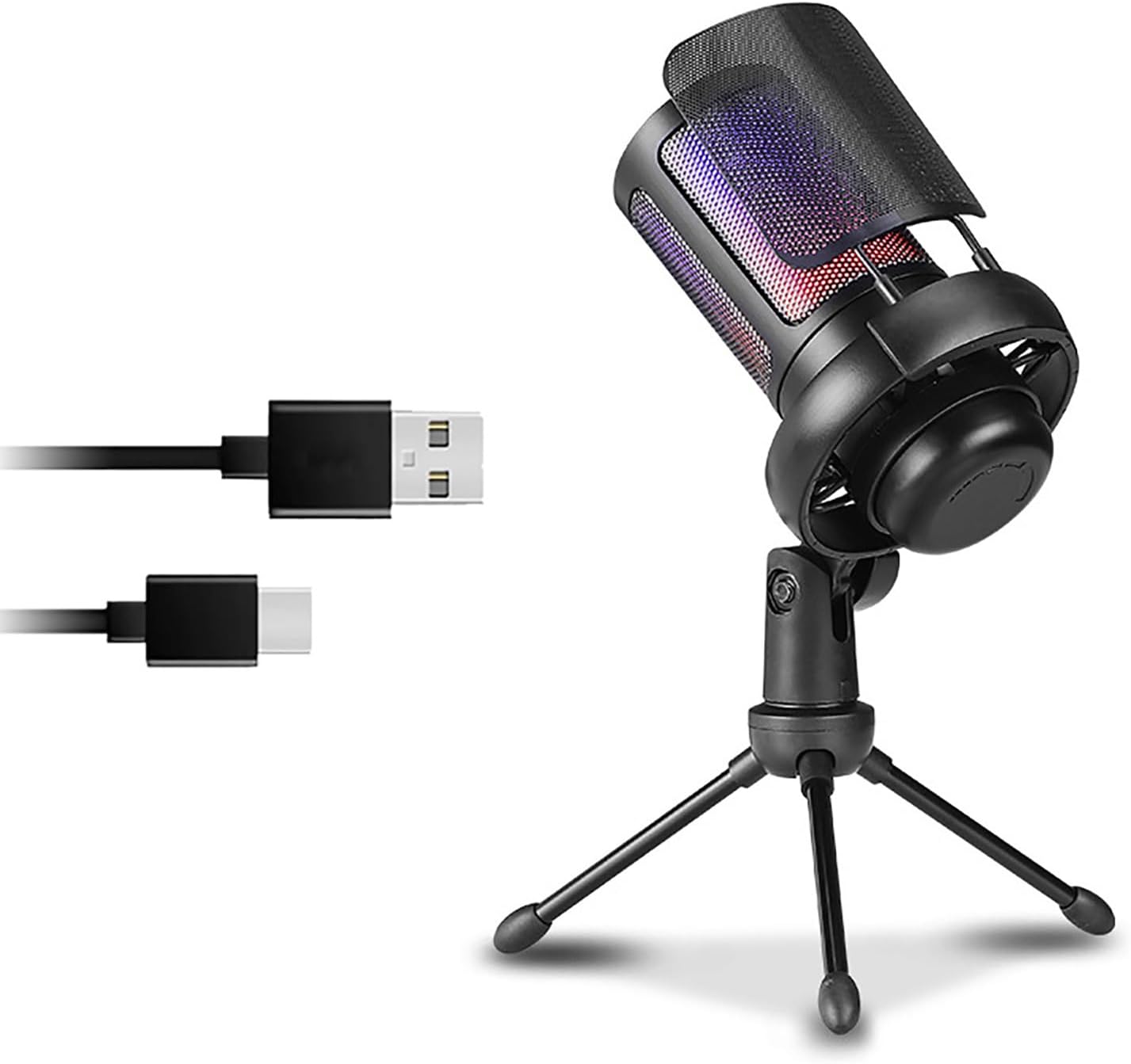 PROFESSIONAL MICROPHONE USB RGB GAMING 6