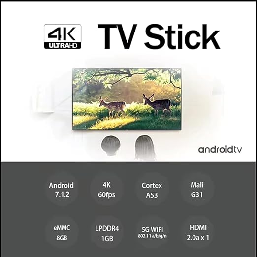 Y3 TV STICK 2G 16G ANDROID 4K UHD 4