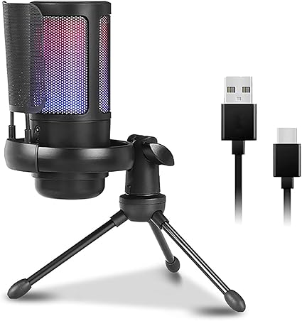 PROFESSIONAL MICROPHONE USB RGB GAMING 5