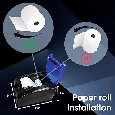 Thermal Receipt Printer RP58E 58MM With Serial Port 4