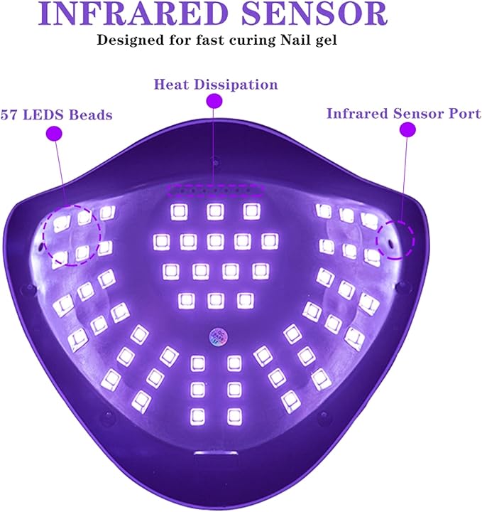 X7 MAX UV LED PROFESSIONAL NAIL LAMP 180W 3