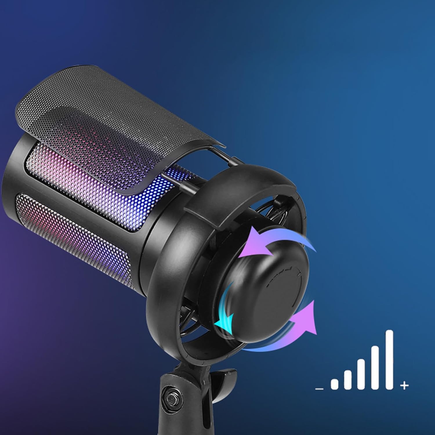 PROFESSIONAL MICROPHONE USB RGB GAMING 3