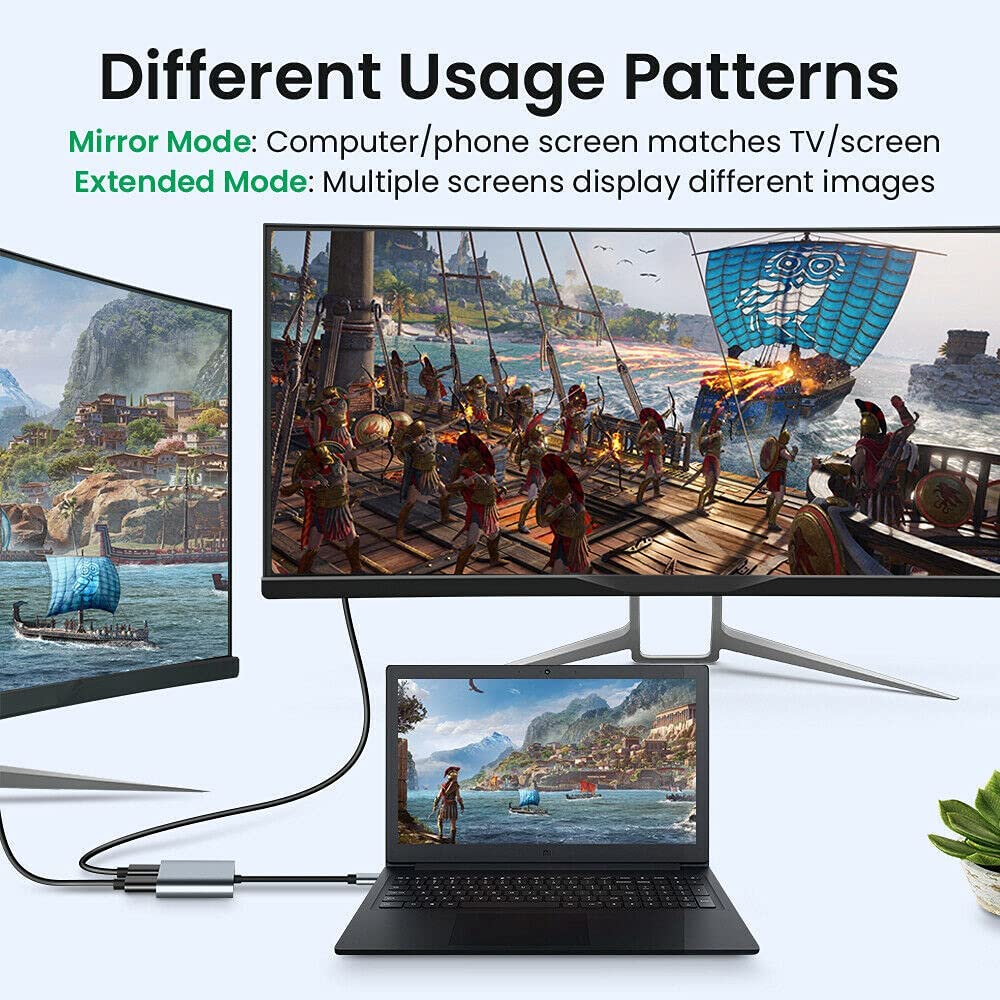 TYPE C TO DUAL HDMI 4 IN 1 2